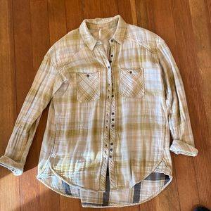 Free People oversized flannel
